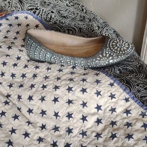 Low cut night out flats. Size 9 medium